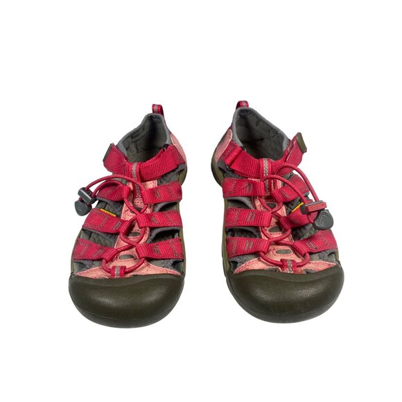 Girls Keen Newport H2 Red Youth Kids Sandals Shoes Size 4 Waterproof EU 37 - Picture 11 of 11